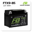 แบตเตอรี่ มอเตอร์ไซค์ บิ๊กไบค์ fb ftx9-bs