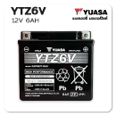 แบตเตอรี่ มอเตอร์ไซค์ บิ๊กไบค์ yuasa ytz6v