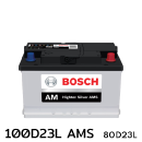 แบตเตอรี่รถยนต์ BOSCH บอส ราคา รถ เก๋ง ตู้ กระบะ บรรทุก ปิคอัพ 100d23l ams 12 โวลท์ 70 แอมป์ 650 CCA