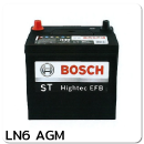 แบตเตอรี่รถยนต์ BOSCH บอส ราคา รถ เก๋ง ตู้ กระบะ บรรทุก ปิคอัพ ln6 agm 12 โวลท์ 105 แอมป์ 950 CCA